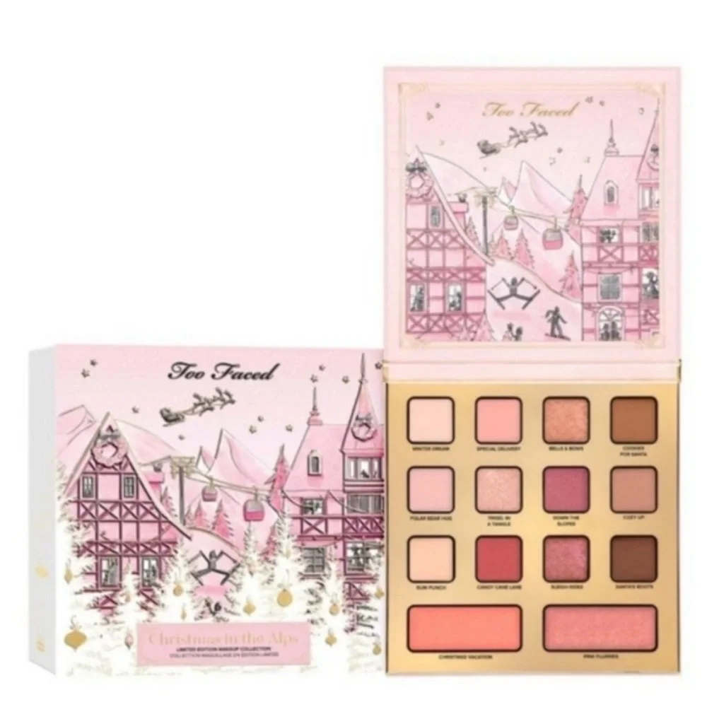 Too Faced Christmas in the Alps Limited Edition Face Eyeshadow Palette NWT